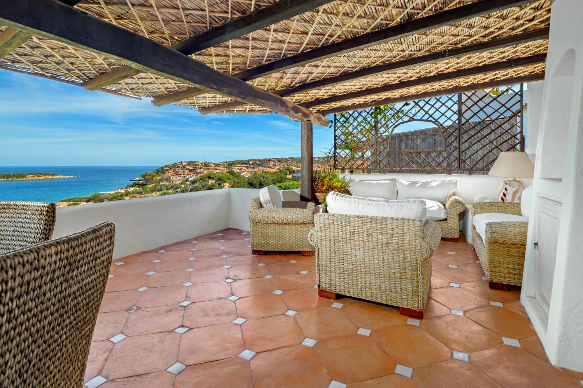 Вилла Terrazza Sul Mare A Порто-Черво Экстерьер фото